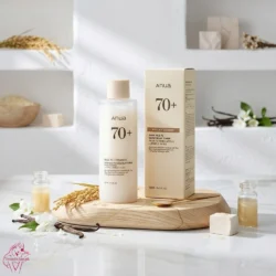 Anua Rice 70 Glow Milky Toner 250ml with rice extract and ceramide — Korean skincare