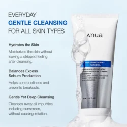 Anua 8 Hyaluronic Acid Gel Cleanser in 150ml tube for deep hydration