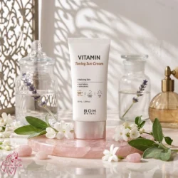 Bio Heal BOH Vitamin Toning Sun Cream – SPF50+ PA++++ 50ml Korean Mineral Panthenol Vitamin B12 Tone-Up Vitalizing Sunscreen