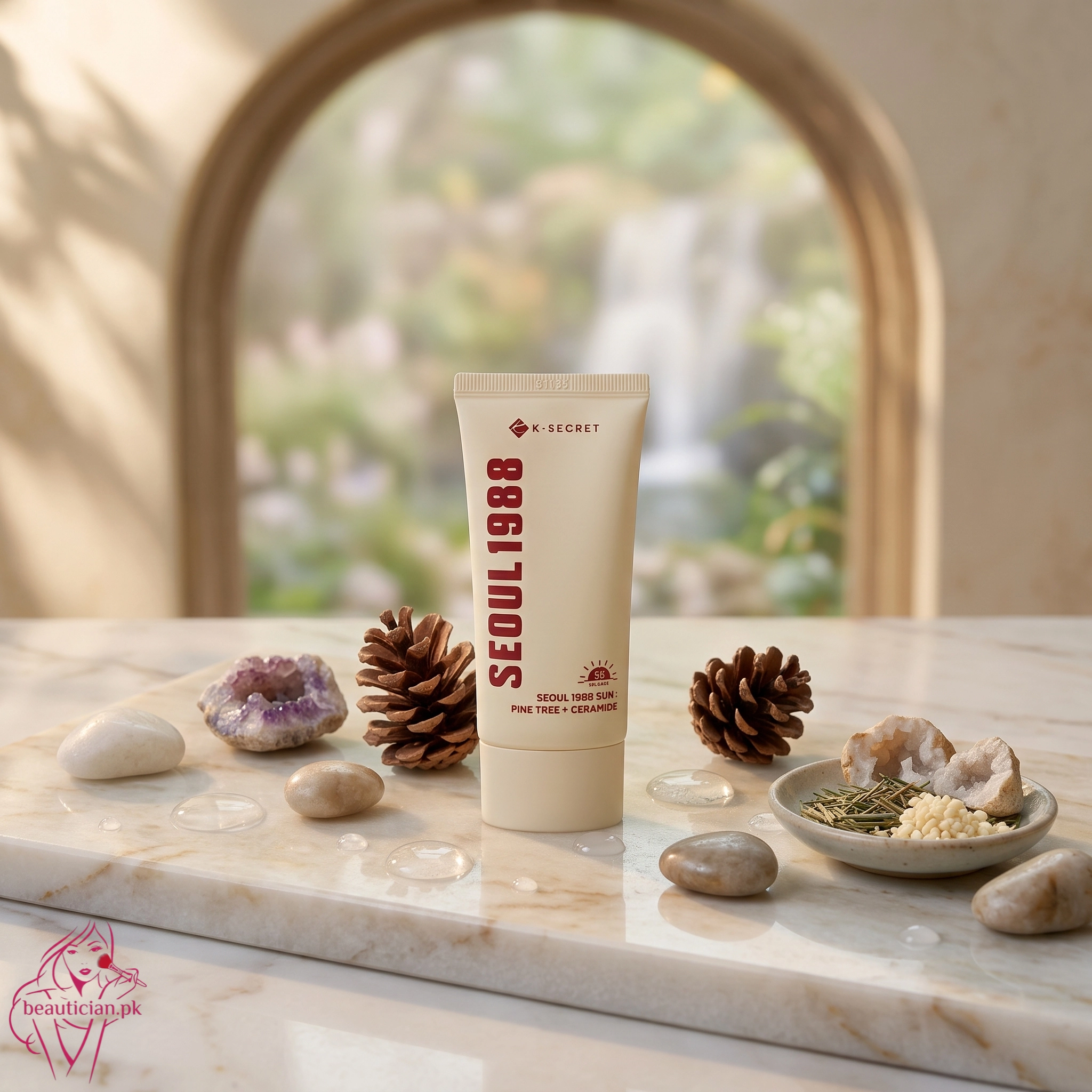 K-Secret Seoul 1988 Pine Tree + Ceramide Sun Cream 50ml
