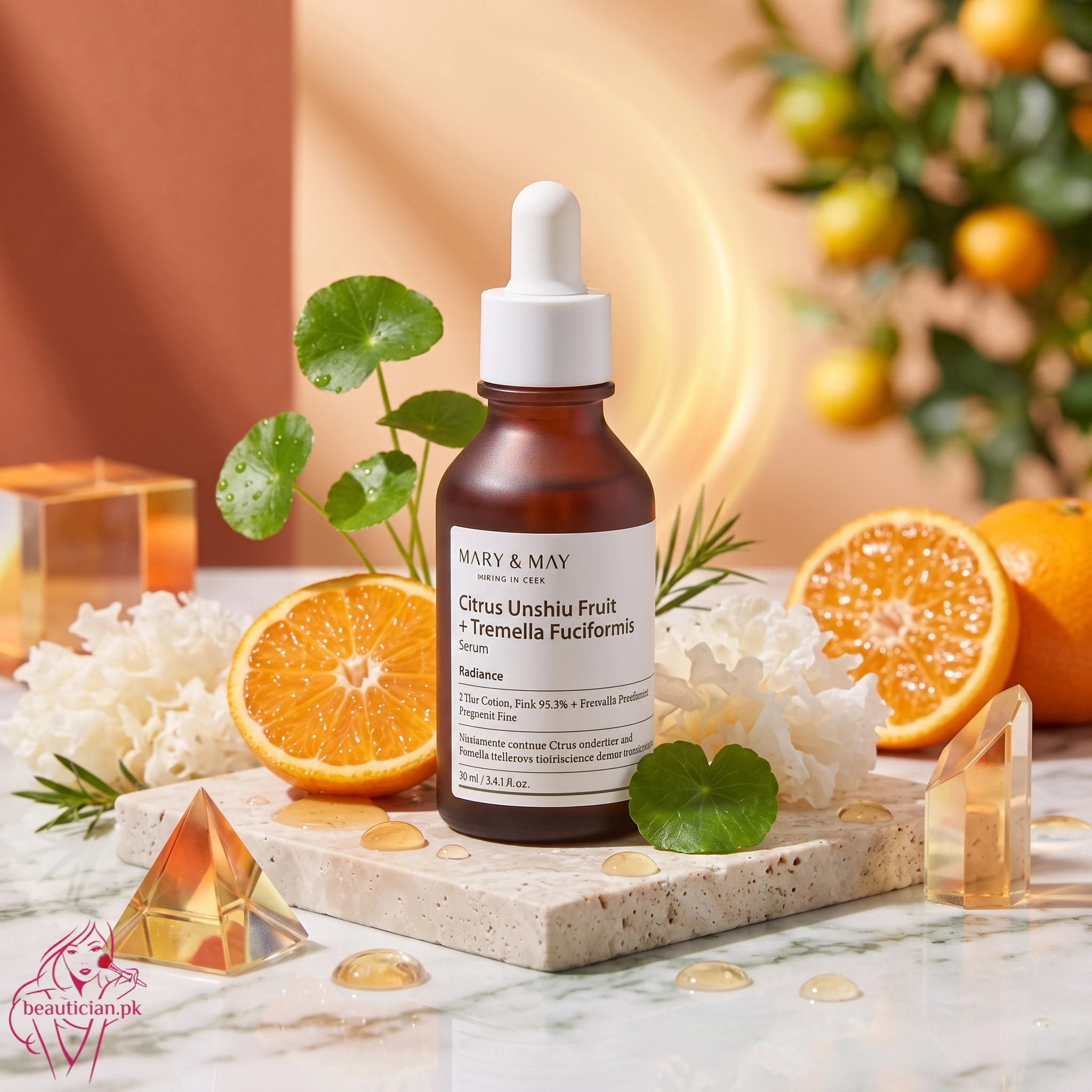 Mary & May – Citrus Unshiu + Tremella Fuciformis 30ml