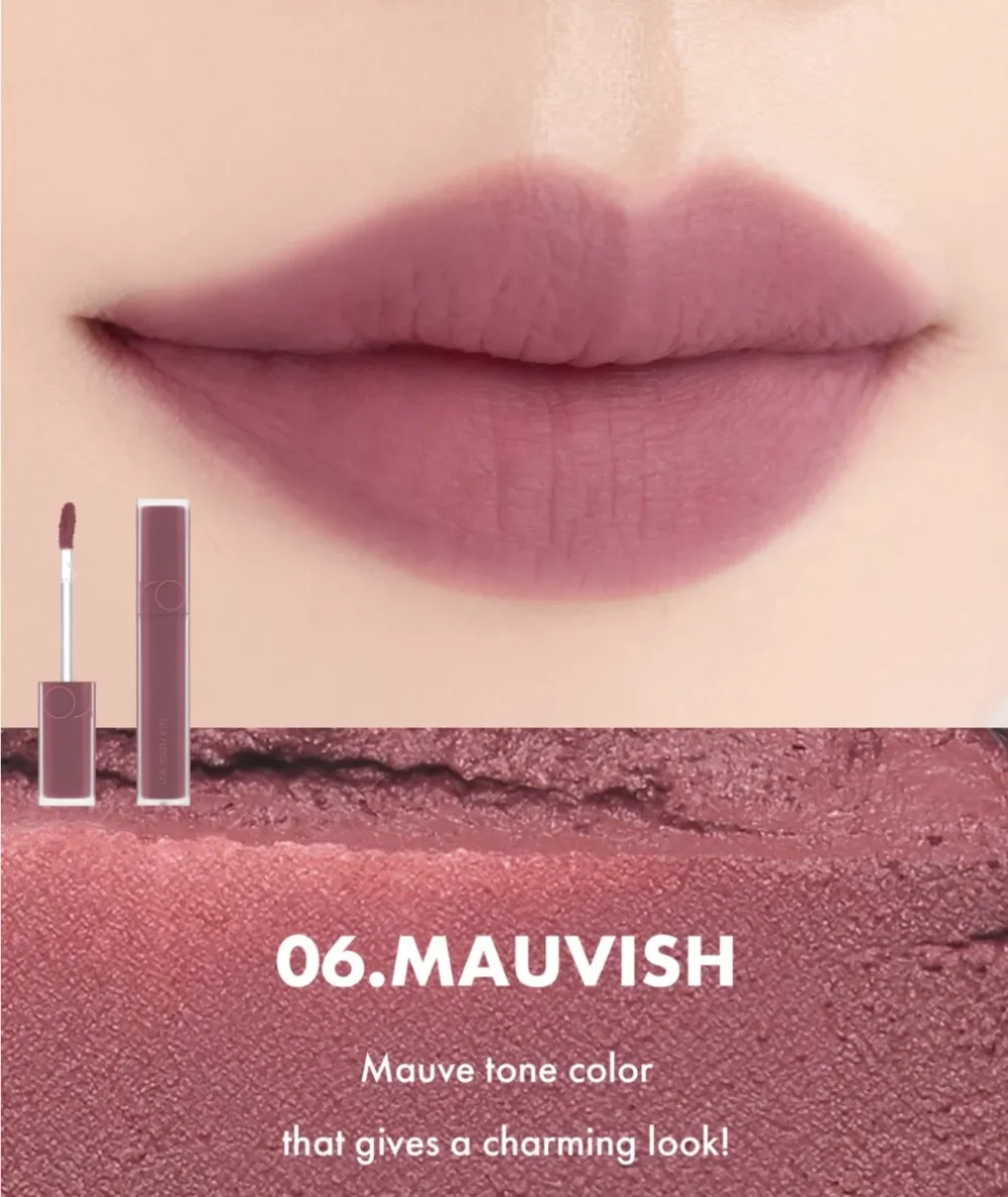 Blur Fudge Tint 06 Mauvish soft matte lip color