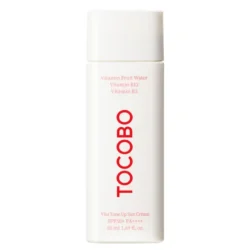Vita Tone Up Sun Cream tube with SPF protection and brightening benefits
