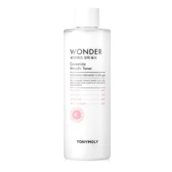 Wonder Ceramide Mochi Toner bottle with hydrating and barrier-strengthening formula