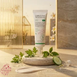 Axis Y Complete No-Stress Physical Sunscreen 50ml SPF 50+ PA++++ – Gentle Korean Mineral Sunscreen