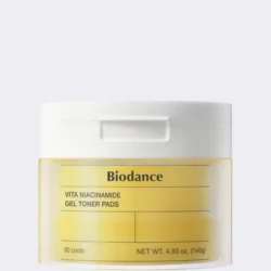 Vita Niacinamide Gel Toner Pad brightens, smooths texture, and hydrates with niacinamide, pineapple water, and glutathione for radiant skin.