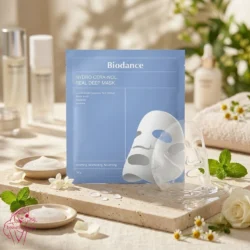 Biodance Hydro Cera-Nol Real Deep Mask 34g Blue Sachet Korean Facial Sheet Mask with Ceramide and Hyaluronic Acid