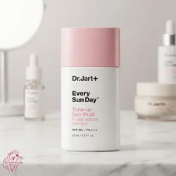 Dr.Jart+ Every Sun Day Tone-up Sun Fluid SPF 50+ – Color-Correcting Sunscreen