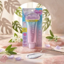 Biore UV Aqua Rich Tone Up Essence – SPF50+ PA++++ 70g Japanese Lavender Tint Brightening Tone-Up Sunscreen