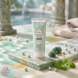 Canmake Mermaid Skin Gel UV C01 Cica Mint SPF50+ PA++++ – Japanese Cica Soothing Gel Sunscreen Face & Body