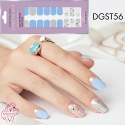 Dashing Deva Magic Gel Strip Ultra Gel Shine DGST56 Pure Ariel nail strips