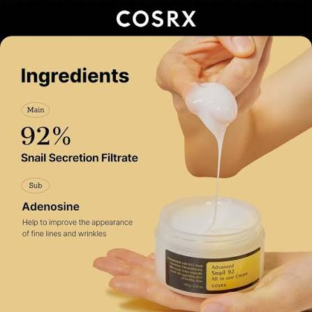 Cosrx - Advanced Snail 92 All In One Cream 100ml - Image 3