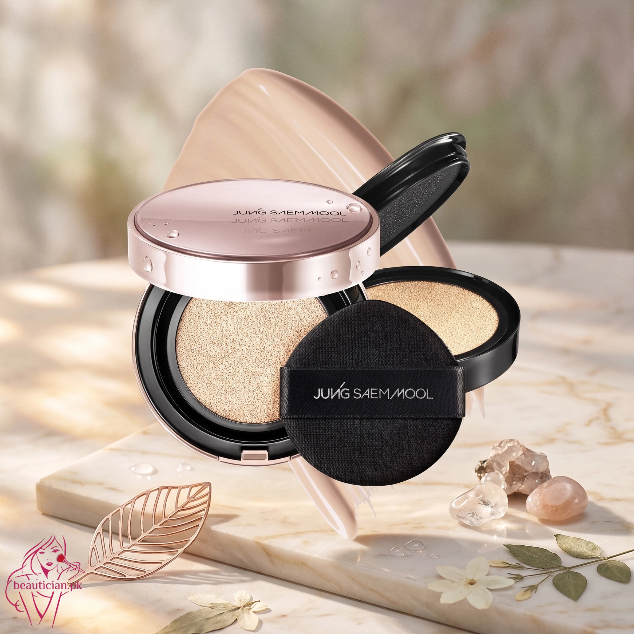 Jung Saemmool Masterclass Radiant Cushion SPF50+ PA+++ Shade N1 Ivory