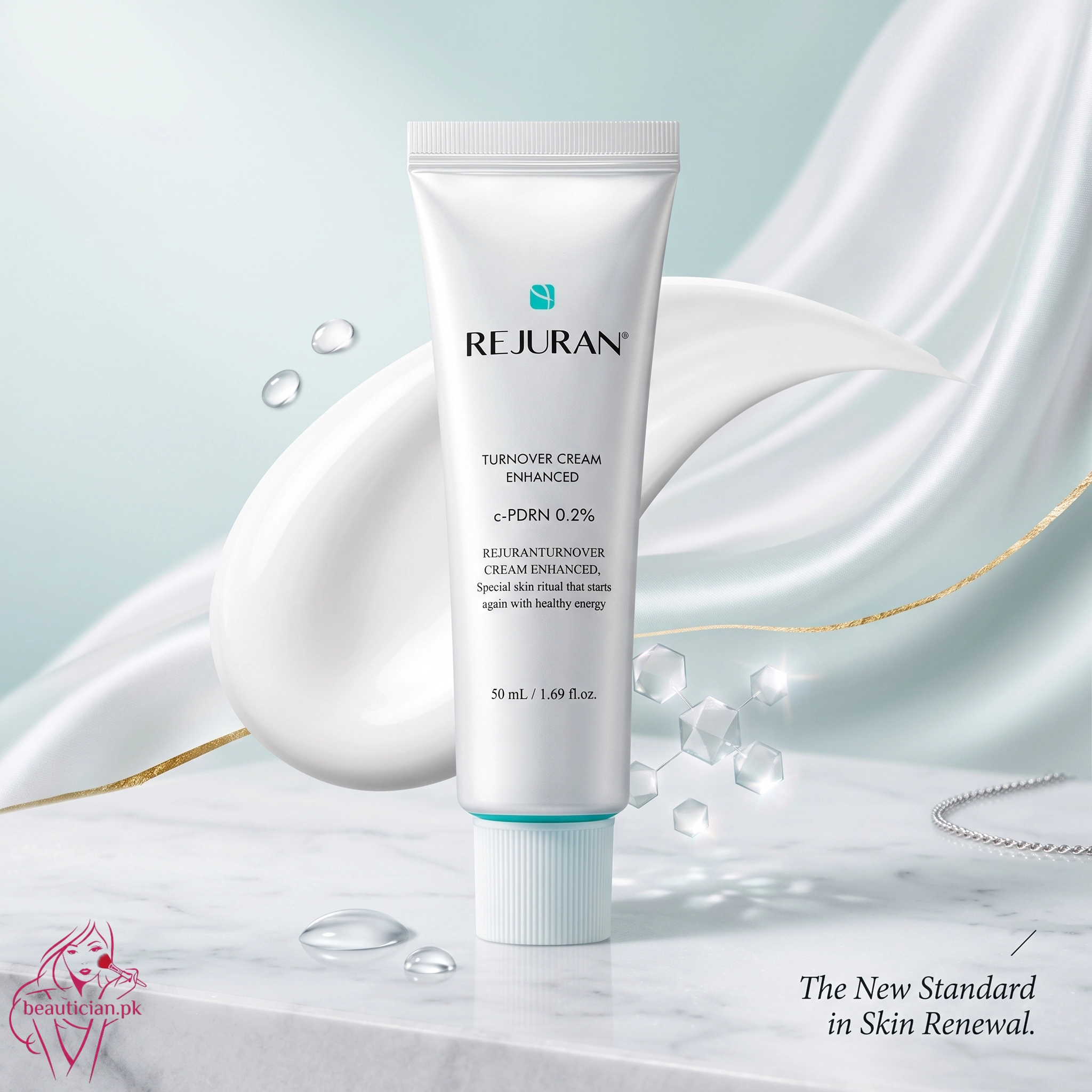 Rejuran Turnover Cream Enhanced c-PDRN 0.2% 50ml Silver Tube