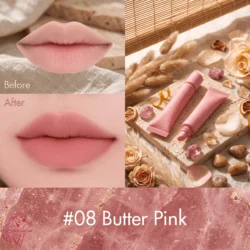 Rom&nd Color Lip Matte 19g 08 Butter Pink Warm Pink Beige Lip Tint