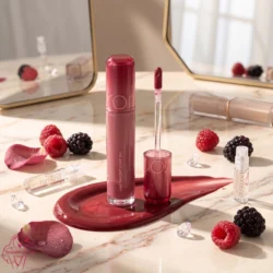 Rom&nd The Juicy Lasting Tint 3.5g 04 Fig Fig Bright Cherry Red Glassy Tint
