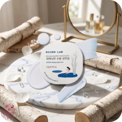 Round Lab Birch Moisturizing Sun Cushion Hydrating Mineral SPF 50+