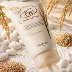Skinfood Rice Daily Brightening Cleansing Foam with Rice Bran Water